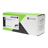 Lexmark (66S1000) Toner Cartridge, Black, Standard Yield.